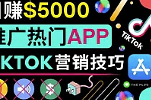 无需露脸,无需录音,无需投资,轻松上传短视频,利用TIKTOK赚钱,最高日入5000