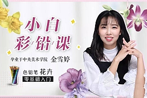 0基础小白彩铅课:央美教你画彩铅