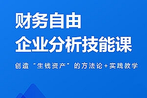 【财富自由】理财必修课财务自由企业分析技能课