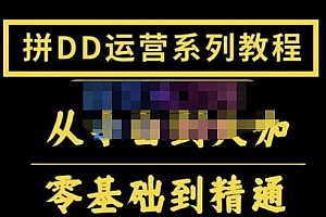 2022从0-1轻松起链接实战，低投入高产出运作店铺，全套拼多多核心实操课程