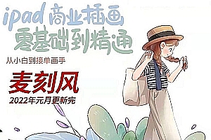 2022年麦刻风ipad商业插画零基础到精通课程 百度云盘资源