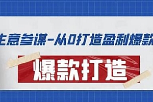 生意参谋-从0打造盈利爆款:手把手教您打造爆款多种玩法