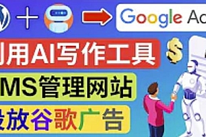 通过AIWriiter快速获得原创性高的内容,搭建wordpress英文网站投放Adsense广告赚钱