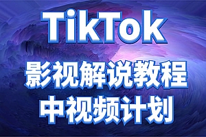 外面收费2980元的TikTok影视解说、中视频教程,比国内的中视频计划收益高
