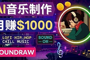 无需任何音乐基础： 使用AI软件制作Lofi Hip Hop Chill Music 月赚1000美元