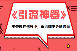 《引流神器》拥有这套系统化的思维,不管做任何行业,永远都不会缺流量(PDF电子书)