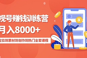 影视号赚钱训练营:月入8000+从账号定位到素材到创作到热门全套课程