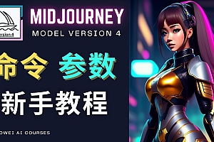Midjourney新手入门教程,轻松创作顶级图像,命令参数-新手教程
