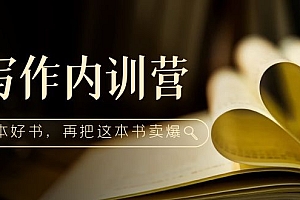 写作内训营:百万级大佬教你如何写一本好书,再把这本书卖爆