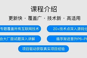 2022年图灵《JAVA互联网架构师五期》价值12880元 百度网盘