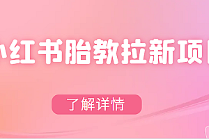 小红书胎教网盘拉新项目,可在私域变现两次(作品制作教程+素材)
