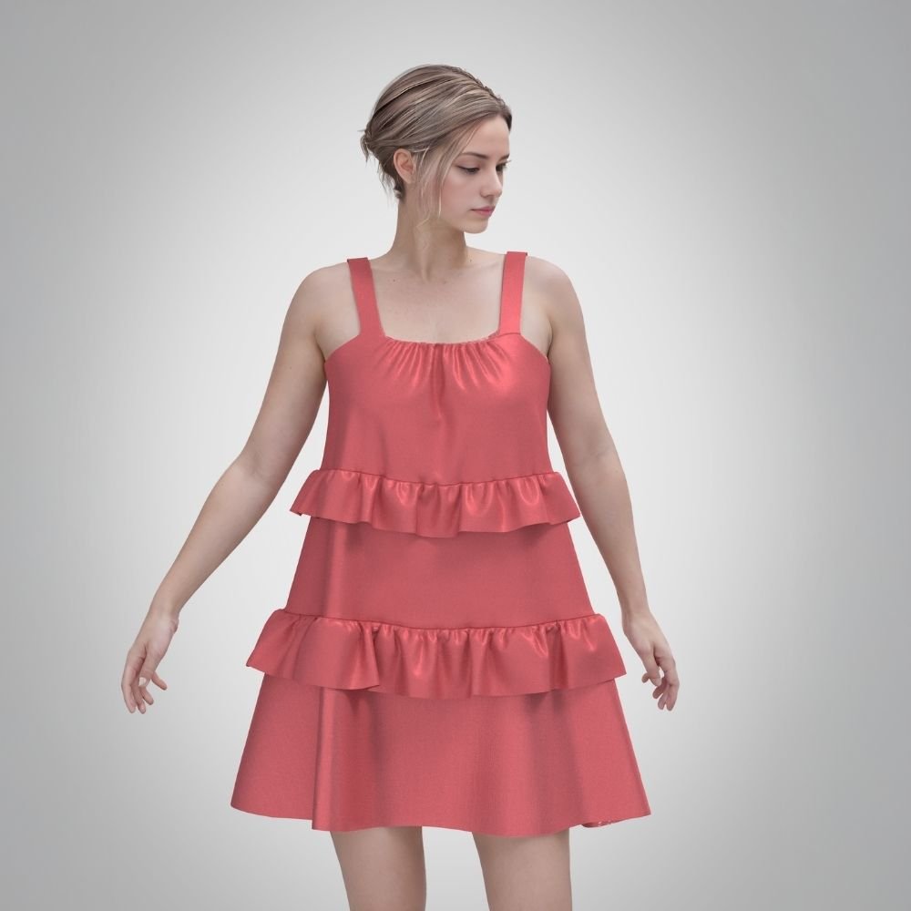 【仲夏荷叶边之梦】免费获取 Bonilla 荷叶边层叠连衣裙 PDF 缝纫图案