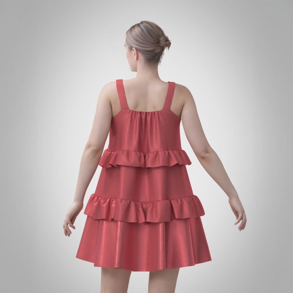 【仲夏荷叶边之梦】免费获取 Bonilla 荷叶边层叠连衣裙 PDF 缝纫图案